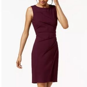 Calvin Klein Starburst Sleeveless Sheath Dress Women's Size 12 Career Office